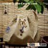 Embroider Fabric Bucket Bag