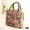 Silk Print Nylon Tote
