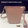 Croco Leather Bucket Bag