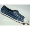 high heel vulcanized canvas shoes