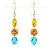 High quality guarantee925 sterling silver dangle earrings with factory price