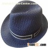 Cheap High Quality Custom Made Paper Straw Fedora Hat for Promotion