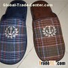Cool Plaid Cloth Safety Slippers For Men