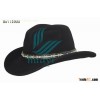 factory price high quality wool felt wholesale black cowboy hats