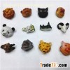 Mini Animal Print Toy Plastic Animal Head Toys