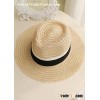 Large Brimmed Fashion Fedora Hat Sun Visor Straw Hat