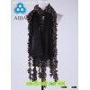 2011 high quality small flower /Lace100% Cotton scarf