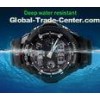 Vogue Men's 5 ATM Japanese Movement Analog Digital Wrist Watch For Outdoor Sport