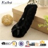 PV Plush Bowknot Button Dance Shoes