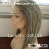 Grey Straight Hair Virgin Malaysian Custom Lace Wigs