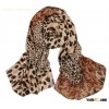 Leopard Chiffon Georgette Scarf/Sciarpa/Schal/Bufanda