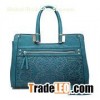 Fashion ladies' tote,laser printed,top handle,zip top closure,detachable shoulder strap