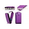 Custom Frosted Leather Cell Phone Case Customize PU iphone 3G Flip Cover
