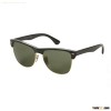Men's Women's Fashion Retro Clubmaster Sunglasses 4175 Brand Designer Half Frame Green Lens 