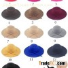 Faux Wool Felt Hat Wide Brim Hat