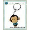 Souvenirs plastic Soft PVC Keychain with Printed Logo Monkey shape