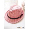 Hot Sale Fashion Hollowed-out Beach Hat Leisure Sun Visor Straw Hat with Bowknot