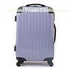 Fashion Hand Travel PC ABS Trolley Luggage 20 Inch Suitcase Purple Case BV