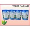 PET / PE Zippered Stand Up Pouch Packaging Bag For Solt 3 Layer Oil Proof