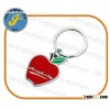 Metal Soft Enamel Apple Keychain