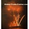 Red 3 inch shells brocade crown firework with Professional grade
