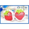 Strawberry Fruit Shaped Red Kids Erasers For School Student , Customized Logo