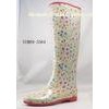 Colored Sweet Round Dots Rubber Half Rain Boots For Girls