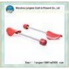 Red Plastic Shoe Stretcher With Spring Adjustable To Cover Wide Range Shoe Size