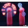 LED Flashing Message Mini Fan,Programmalbe LED Message Fan,LED Mini Fan
