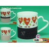 porcelain writing mug ceramic mug with pen ceramic mcdonalds mug promotion color changing mug