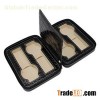 4 Slots Zippered Watch Box Traveler''s Watch Storage Case Organizer