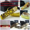 AAA Quality Moschino Leather belt,Bottega Veneta Leather belt with original tag accessories and box,