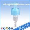 Blue and transparent beautiful plastic bottle pumps for soap dispensers