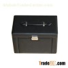 PU Leather Jewelry And Watch Storage Organizer Lock Mirror And Mini Travel Boxes
