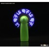 Mini led message fan LED Flashing Fan with text message