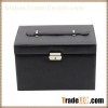 2 Tiers Jewelry Storage PU Leather Boxes