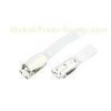 Silver Metal flip top hanging ID card, name Badge Holder Clip for school and office 30286