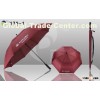 179-1 Double layers Big Golf Umbrella, all fiber frame and shaft, EVA handle, auto-open