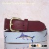 The Needlepoint Belts with Sword Fish Design for Adults