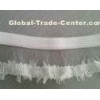 White Woven Elastic Webbing / custom made nylon elastic tapes 2.5cm
