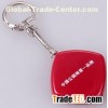 Mini plastic promotional tape measure with key chain
