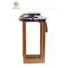 Large Wooden Rope Hanging Wood Candle Lantern , RusticCandle Lantern