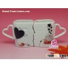 Valentine Couple Mug Kissing mug Valentine Gift Couple Mug for Promotional mug supplier