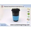 Promotional Gift Porcelain CeramicMug With Silicone Lid , Starbuck Travel Mug