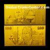 Old 100 AUD pure gold banknote Craft , custom gold money Collection