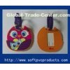 Customizable Lovely Unique PVC Luggage Tag / Travel Luggage Labels Wholesale