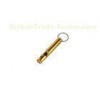 yellow emergency Whistle Promotional Keychains for hiking and fun