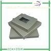 Metallic Color PET Window Gift Boxes Roll Embossing Texture OEM / ODM