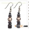 Magnetic Hematite Earring With 925 Silver Piece Hook