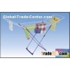 22 m Iron Folding Clothes Rack Dryer with 30pcs Clips, 1 Basket NG-100B